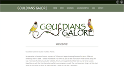 Desktop Screenshot of gouldiansgalore.com